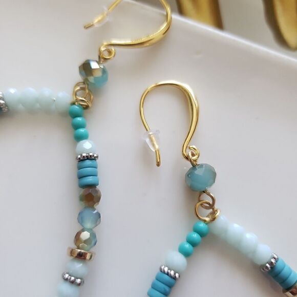 New! FP Avril Stone Dangle Earrings - Picture 10 of 16